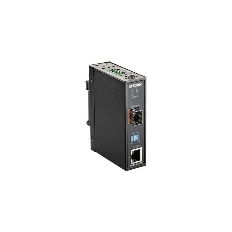 DIS-M100G-SW D-Link Industrial Media Converter SFP to RJ45 (100/1000Mbps)