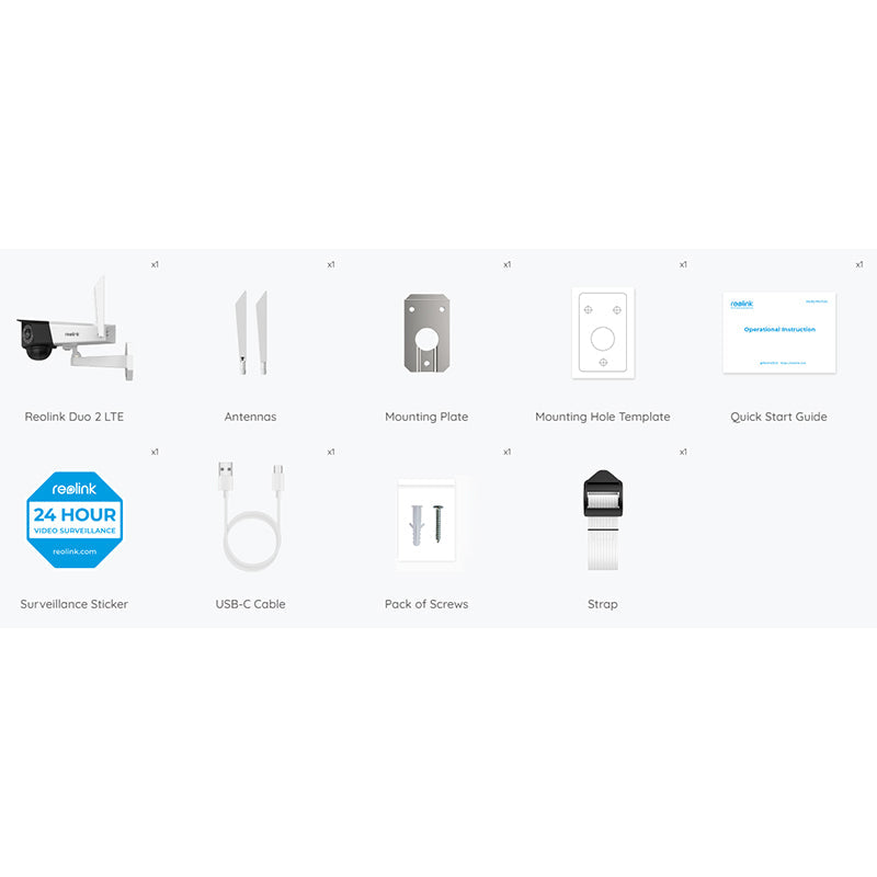 Duo-2-LTE Reolink Panoramic 4G Battery/Solar Powered Camera By Reolink - Buy Now - AU $182 At The Tech Geeks Australia