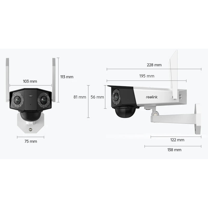 Duo-2-LTE Reolink Panoramic 4G Battery/Solar Powered Camera By Reolink - Buy Now - AU $182 At The Tech Geeks Australia