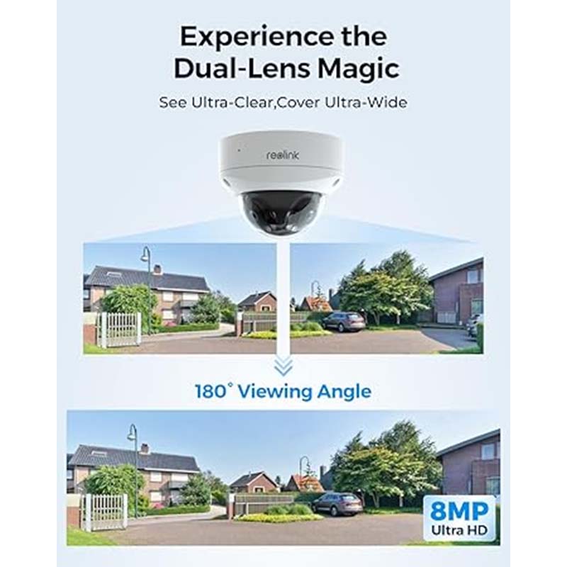 Reolink Duo 2V PoE 4K 8MP UHD IK10 Vandal-Proof PoE IP Camera By Reolink - Buy Now - AU $161 At The Tech Geeks Australia