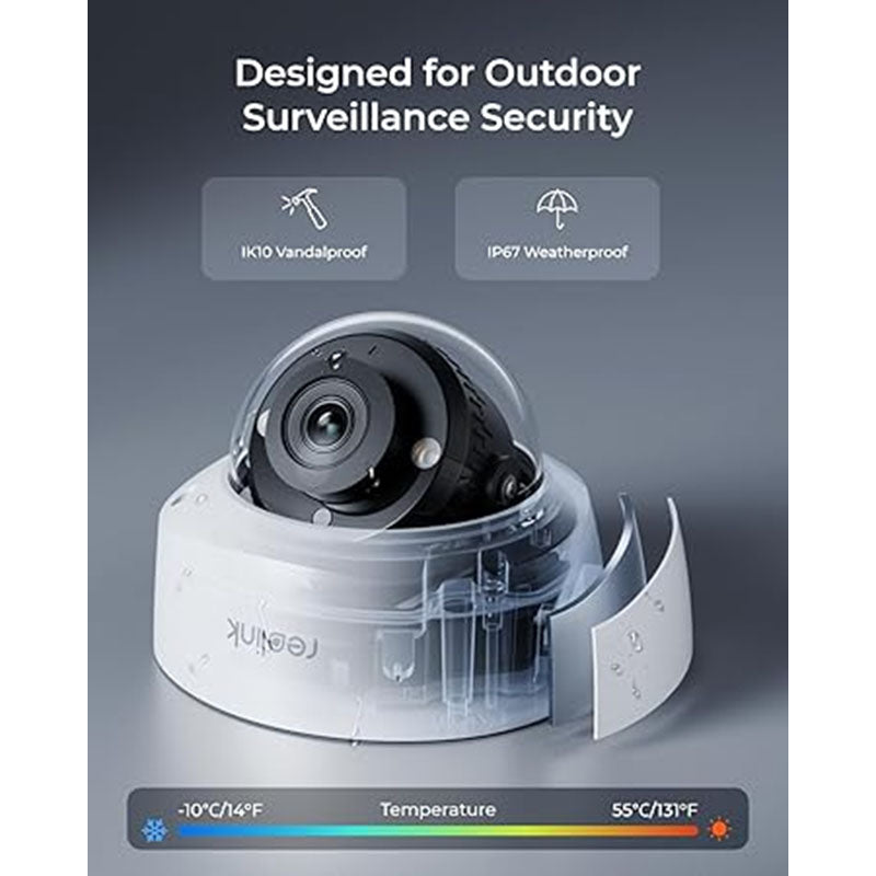 Reolink Duo 2V PoE 4K 8MP UHD IK10 Vandal-Proof PoE IP Camera - AU
