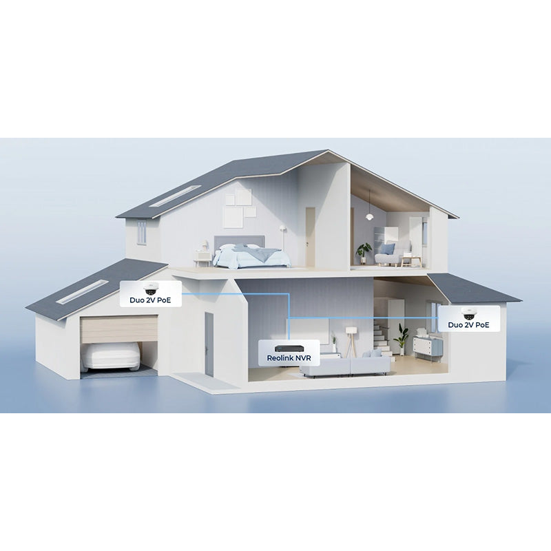 Reolink Duo 2V PoE 4K 8MP UHD IK10 Vandal-Proof PoE IP Camera By Reolink - Buy Now - AU $161 At The Tech Geeks Australia