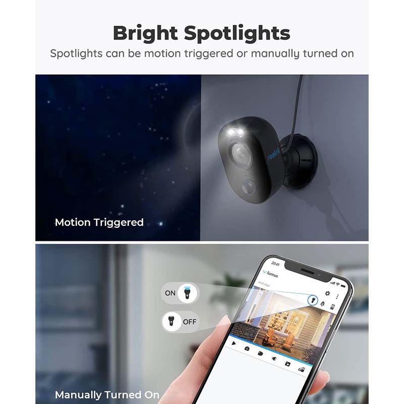 Reolink-Lumus Reolink Outdoor WiFi Security Camera with Spotlight By Reolink - Buy Now - AU $71 At The Tech Geeks Australia