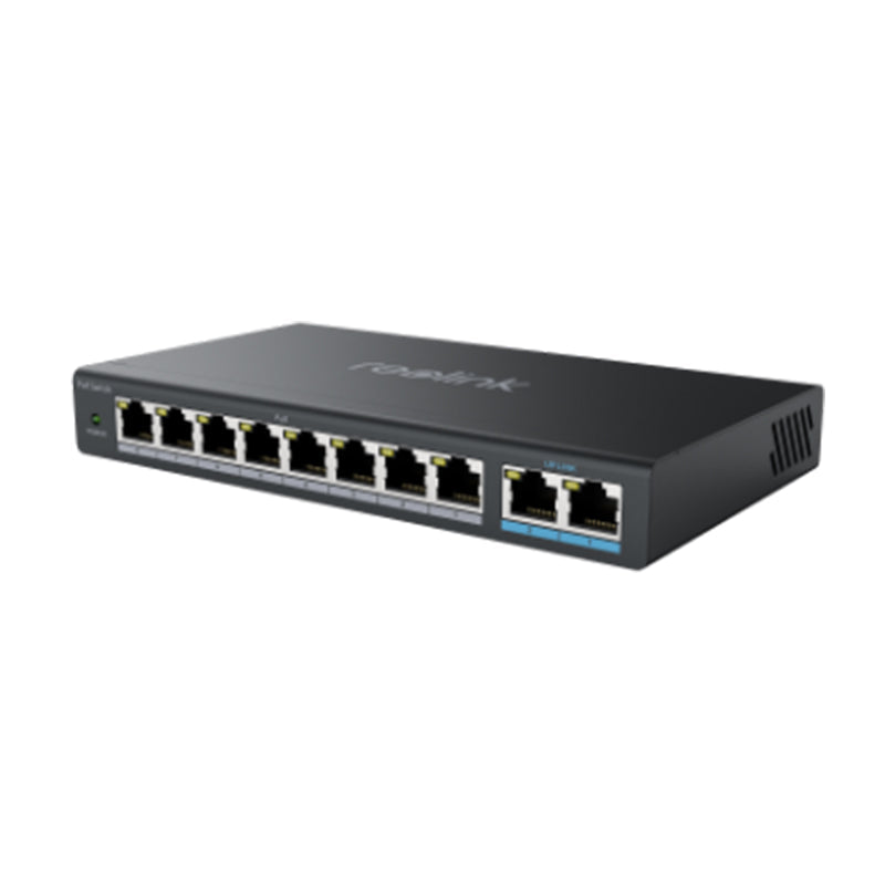 RLA-PS1 Reolink 10-Port PoE Switch with 120W PoE Power Budget By Reolink - Buy Now - AU $108 At The Tech Geeks Australia