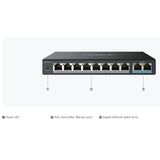 RLA-PS1 Reolink 10-Port PoE Switch with 120W PoE Power Budget By Reolink - Buy Now - AU $108 At The Tech Geeks Australia