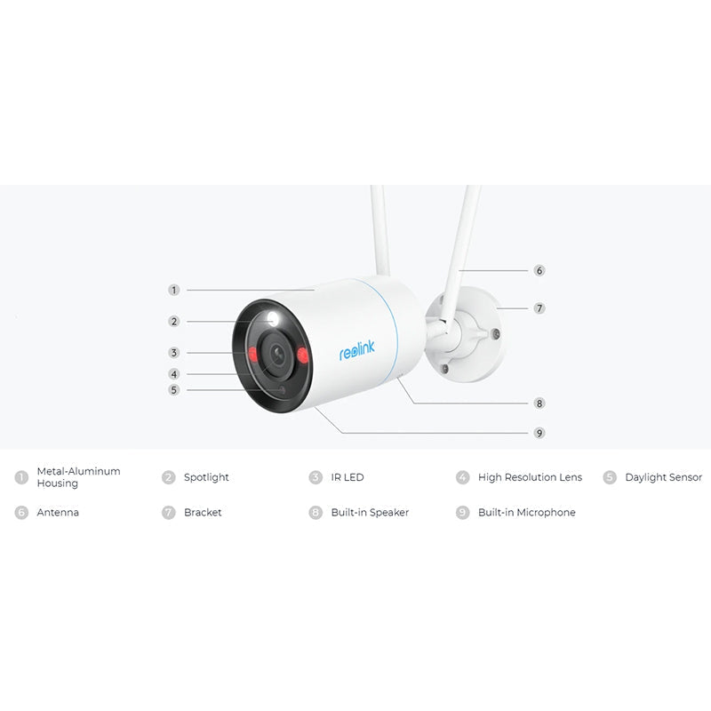 RLC-810WA Reolink 4K Wi-Fi 6 Surveillance Camera, Faster Speed 