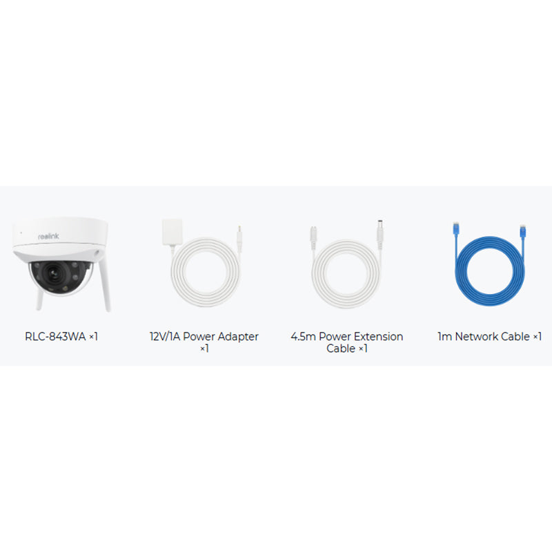 RLC-843WA Reolink 4K IK10 Vandal-Proof Wi-Fi 6 Security Camera with 5X Optical Zoom By Reolink - Buy Now - AU $168 At The Tech Geeks Australia