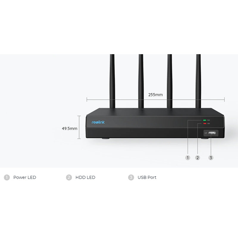 RLN12W Reolink 12-Channel Wi-Fi 6 NVR Recorder for 24/7 Local Recordings By Reolink - Buy Now - AU $338 At The Tech Geeks Australia