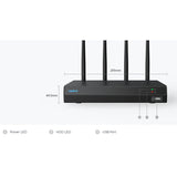 RLN12W Reolink 12-Channel Wi-Fi 6 NVR Recorder for 24/7 Local Recordings By Reolink - Buy Now - AU $338 At The Tech Geeks Australia