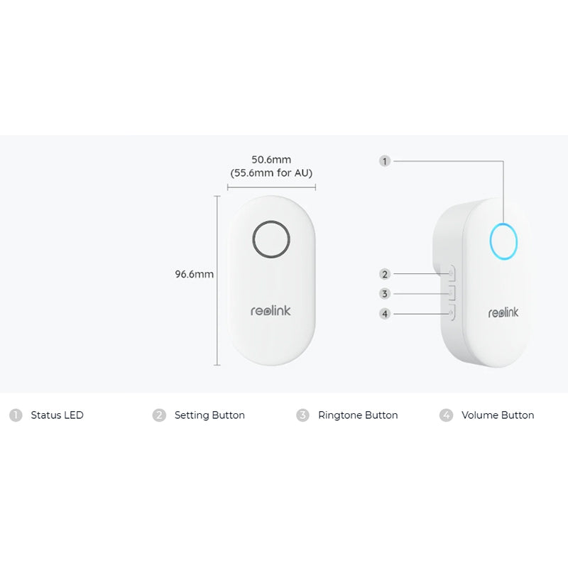 Reolink Chime Best Companion for Reolink Video Doorbell By Reolink - Buy Now - AU $44.99 At The Tech Geeks Australia