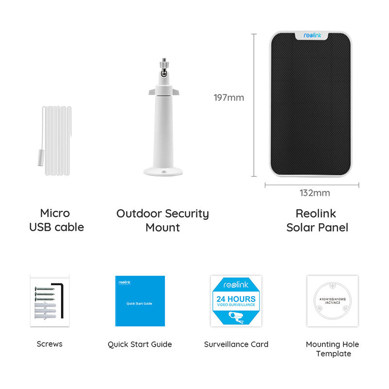 Reolink Solar Panel By Reolink - Buy Now - AU $47 At The Tech Geeks Australia