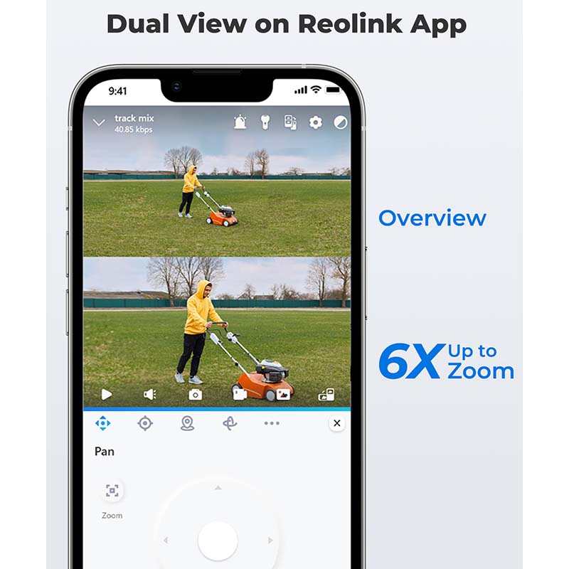 TrackMix-WiFi Reolink 4K Dual-Lens PTZ Camera with Motion Tracking By Reolink - Buy Now - AU $227 At The Tech Geeks Australia