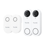 Video-Doorbell-WiFi Reolink Smart 2K+ Wired WiFi Video Doorbell with Chime (White) By Reolink - Buy Now - AU $122 At The Tech Geeks Australia