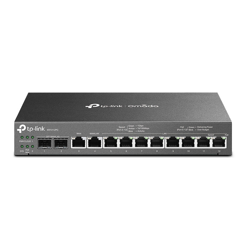 ER7212PC v2 TP-Link Omada AX3000 Gigabit VPN Router with PoE+