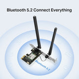 MA80XE TP-Link Mercusys AX3000 Wi-Fi 6 Bluetooth 5.2 PCIe Adapter By TP-LINK - Buy Now - AU $40.72 At The Tech Geeks Australia