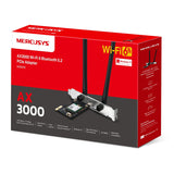 MA80XE TP-Link Mercusys AX3000 Wi-Fi 6 Bluetooth 5.2 PCIe Adapter By TP-LINK - Buy Now - AU $40.72 At The Tech Geeks Australia
