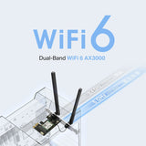 MA80XE TP-Link Mercusys AX3000 Wi-Fi 6 Bluetooth 5.2 PCIe Adapter By TP-LINK - Buy Now - AU $40.72 At The Tech Geeks Australia