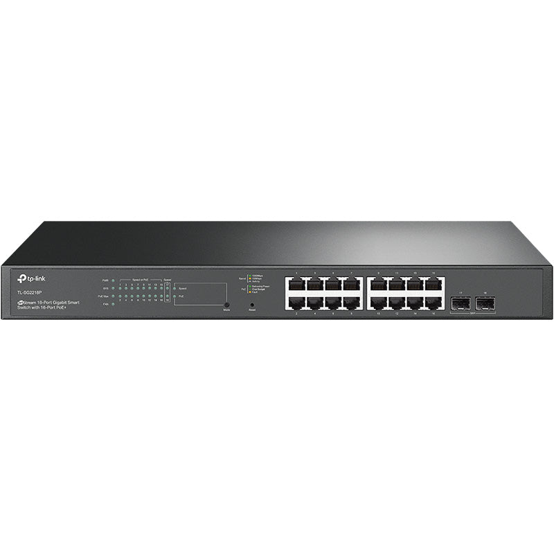 TL-SG2218P TP-Link JetStream 18-Port Gigabit Smart Switch (16 Ports PoE) By TP-LINK - Buy Now - AU $343.40 At The Tech Geeks Australia