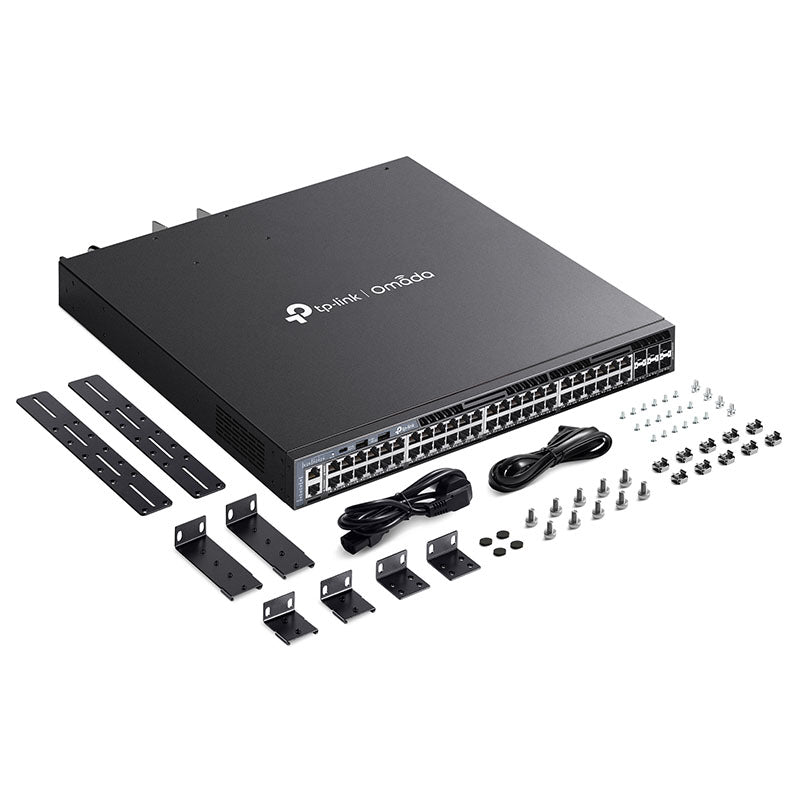 TL-SG6654XHP TP-Link Omada 48-Port Gigabit Stackable L3 Managed PoE+ Switch with 6 10G Slots (48× Gigabit PoE+ Ports) By TP-LINK - Buy Now - AU $3685.50 At The Tech Geeks Australia