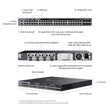 TL-SG6654XHP TP-Link Omada 48-Port Gigabit Stackable L3 Managed PoE+ Switch with 6 10G Slots (48× Gigabit PoE+ Ports) By TP-LINK - Buy Now - AU $3685.50 At The Tech Geeks Australia