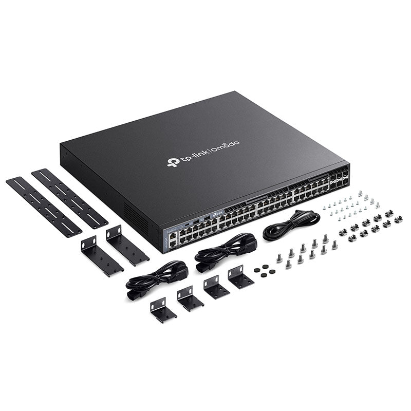TL-SG6654X TP-Link Omada 48-Port Gigabit Stackable L3 Managed Switch with 6 10G Slots By TP-LINK - Buy Now - AU $866.91 At The Tech Geeks Australia