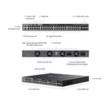 TL-SG6654X TP-Link Omada 48-Port Gigabit Stackable L3 Managed Switch with 6 10G Slots By TP-LINK - Buy Now - AU $866.91 At The Tech Geeks Australia