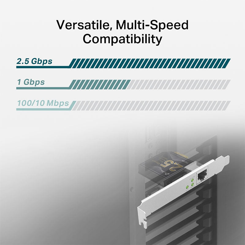 TX201 TP-Link 2.5 Gigabit PCIe Network Adapter By TP-LINK - Buy Now - AU $31.24 At The Tech Geeks Australia