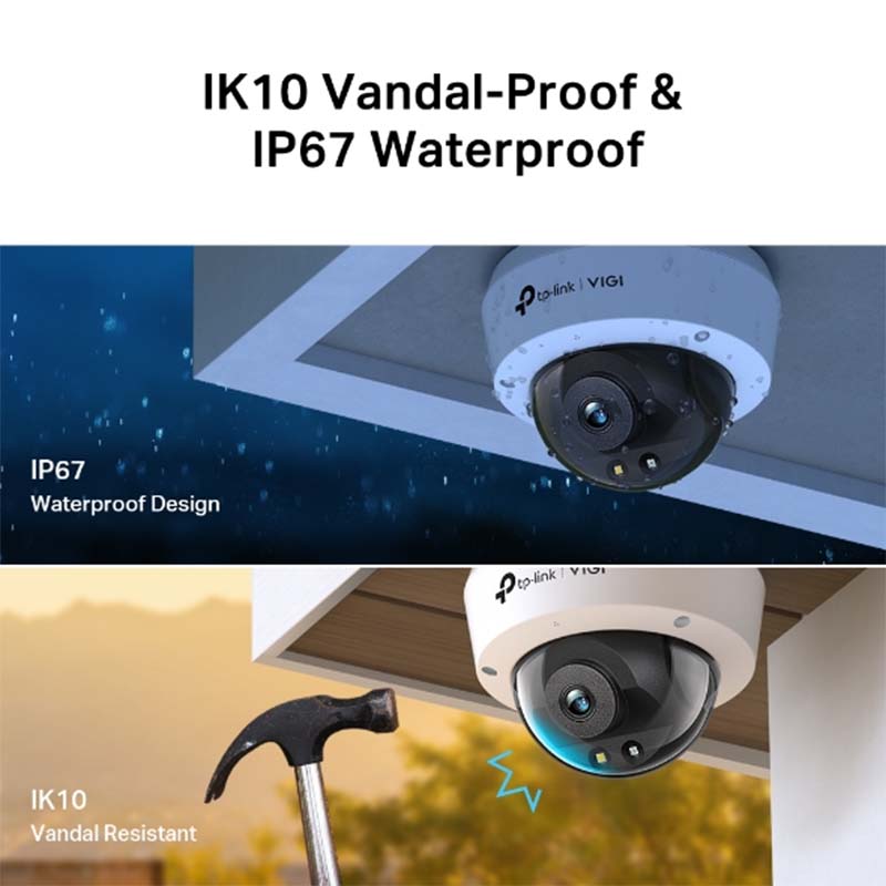 VIGI C240 TP-Link VIGI 4MP Full-Colour Dome Network Camera By TP-LINK - Buy Now - AU $64.58 At The Tech Geeks Australia