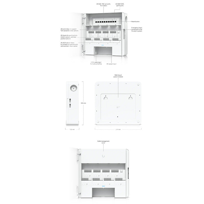 EAH-8 Ubiquiti UniFi Enterprise Access Hub By Ubiquiti - Buy Now - AU $1905.28 At The Tech Geeks Australia
