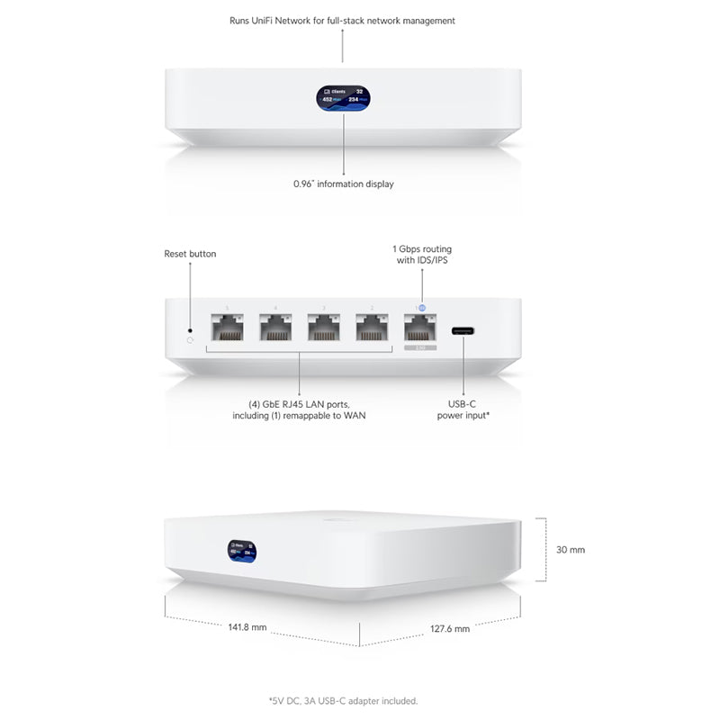 ルーター・ネットワーク機器 Ubiquiti UniFi Cloud Gateway Ultra Cloud Gateway Ultra - Ubiquiti Store United States