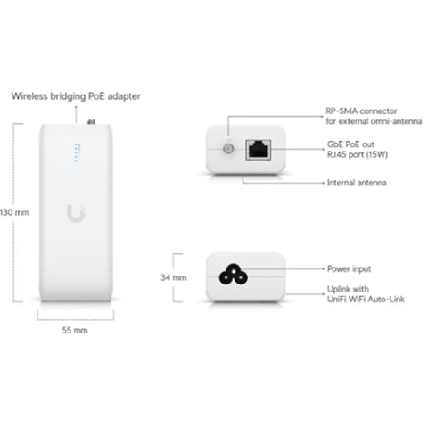 UDB Ubiquiti UniFi Device Bridge - AU Stock – The Tech Geeks Australia