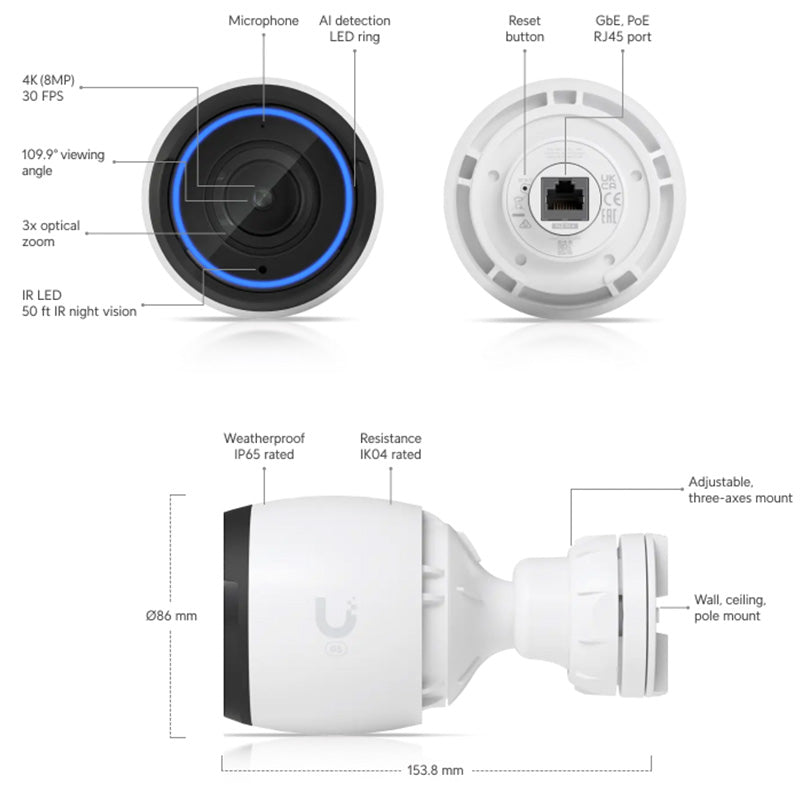 UVC-G5-PRO Ubiquiti UniFi Protect G5 Pro By Ubiquiti - Buy Now - AU $725.27 At The Tech Geeks Australia