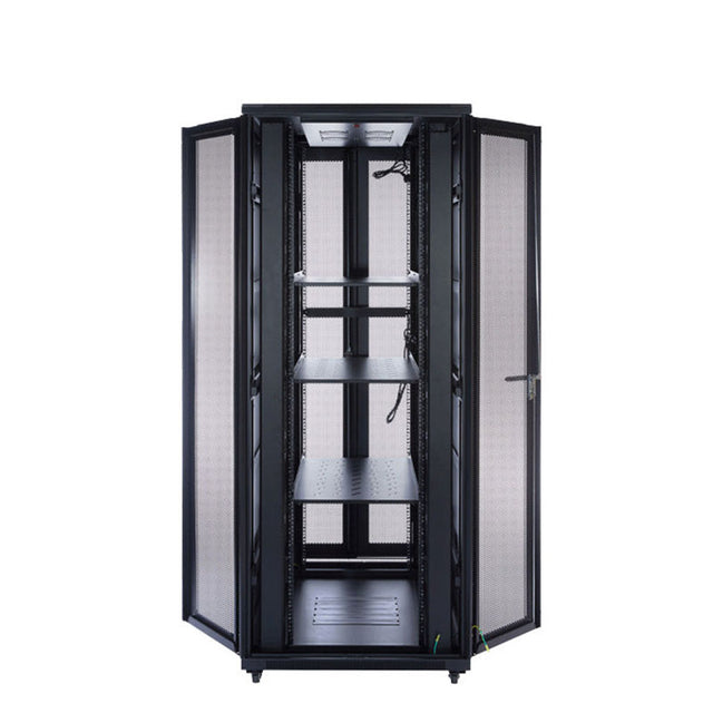 4Cabling 45RU 800mm Wide x 800mm Deep Server Rack with Bi-Fold Mesh Door By 4Cabling - Buy Now - AU $2040.27 At The Tech Geeks Australia