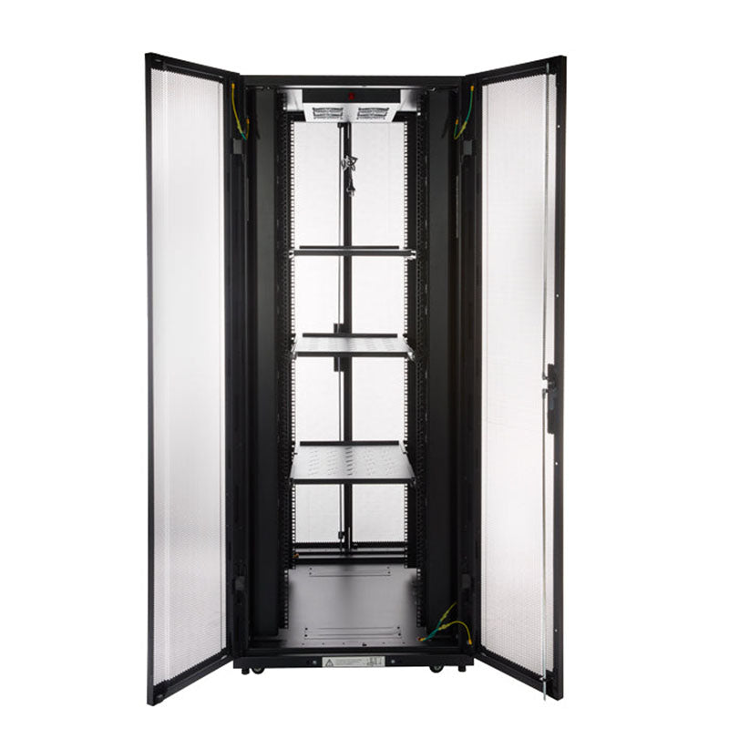 4Cabling 45RU 800mm Wide x 1070mm Deep Premium Server Rack With Bi-Fold Mesh Door By 4Cabling - Buy Now - AU $3057.74 At The Tech Geeks Australia
