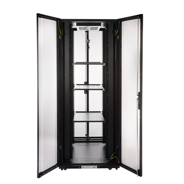 4Cabling 45RU 800mm Wide x 1070mm Deep Premium Server Rack With Bi-Fold Mesh Door By 4Cabling - Buy Now - AU $3057.74 At The Tech Geeks Australia