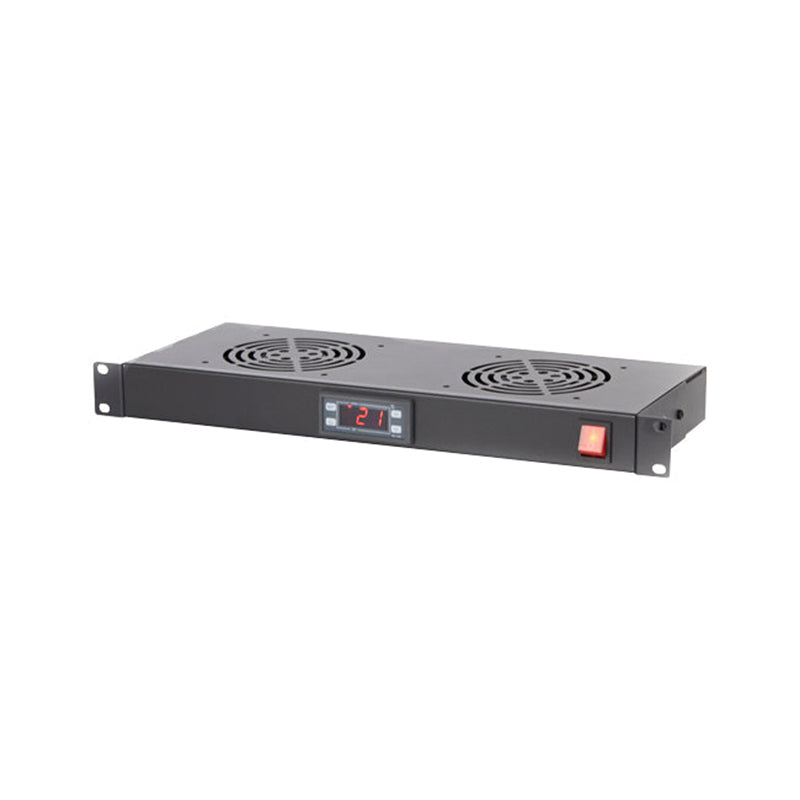 4Cabling 1RU Digital Temperature Unit with 2 Way Cooling Fans By 4Cabling - Buy Now - AU $157.06 At The Tech Geeks Australia