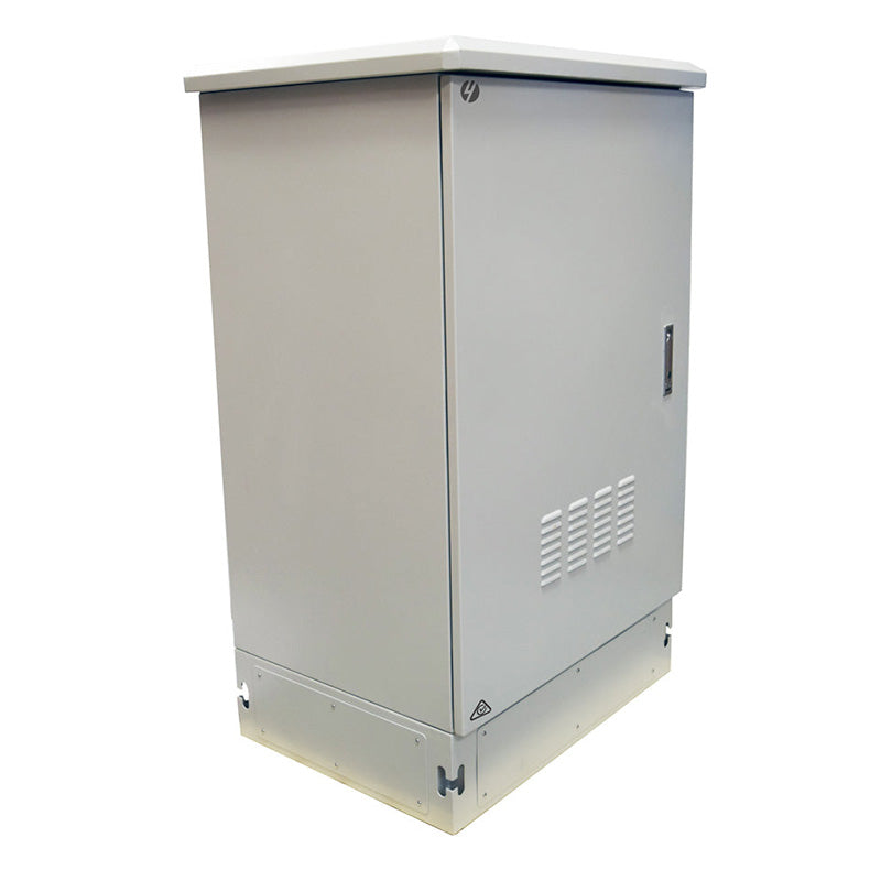 22RU 800mm Wide x 600mm Deep Grey Outdoor Freestanding Ventilated Cabinet. IP45 By 4Cabling - Buy Now - AU $2078.51 At The Tech Geeks Australia