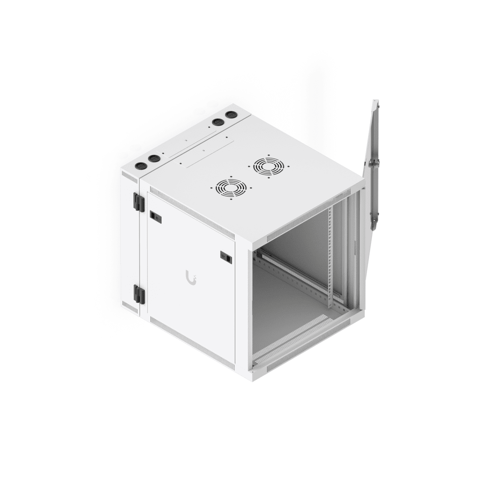 UACC‑Rack‑12U‑Wall‑SW‑G – Ubiquiti 12U Swing Wall‑Mount Rack Cabinet with Glass Door By Ubiquiti - Buy Now - AU $819.84 At The Tech Geeks Australia