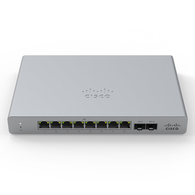 Meraki MS120-8LP 1G L2 Cloud Managed 8x GigE 67W PoE Switch