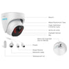 RLC-822A Reolink 4K Smart Detection PoE Camera with 3X Optical Zoom