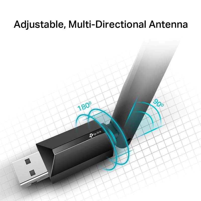 ARCHER T2U PLUS TP-Link AC600 High Gain Wireless Dual Band USB Adapter By TP-LINK - Buy Now - AU $31.59 At The Tech Geeks Australia