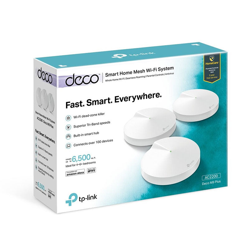 DECO M9 PLUS(3-PACK) TP-Link AC2200 Smart Home Mesh Wi-Fi System By TP-LINK - Buy Now - AU $408.35 At The Tech Geeks Australia