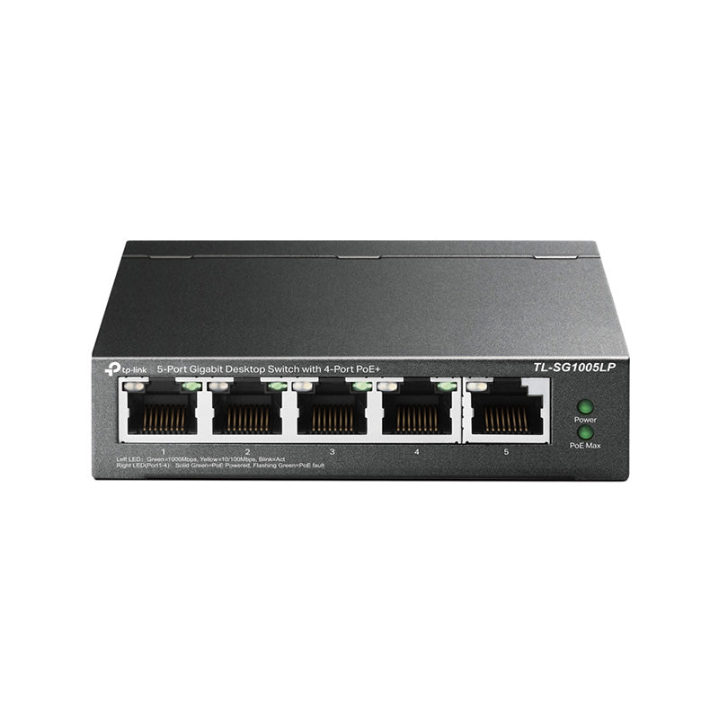 TL-SG1005LP TP-Link 5-Port Gigabit Desktop Switch with 4-Port PoE+ By TP-LINK - Buy Now - AU $45.63 At The Tech Geeks Australia