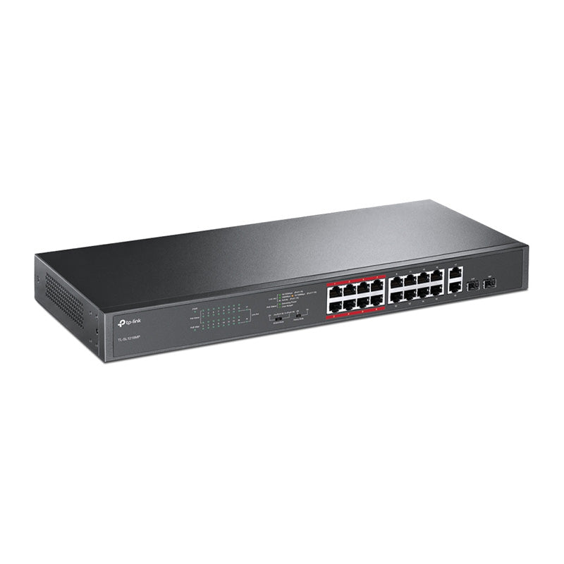 TL-SL1218MP TP-Link 16-Port 10/100Mbps + 2-Port Gigabit Unmanaged PoE Switch By TP-LINK - Buy Now - AU $259.62 At The Tech Geeks Australia