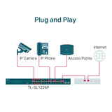 TL-SL1226P TP-Link 24-Port 10/100Mbps + 2-Port Gigabit Unmanaged PoE+ Switch By TP-LINK - Buy Now - AU $278.23 At The Tech Geeks Australia