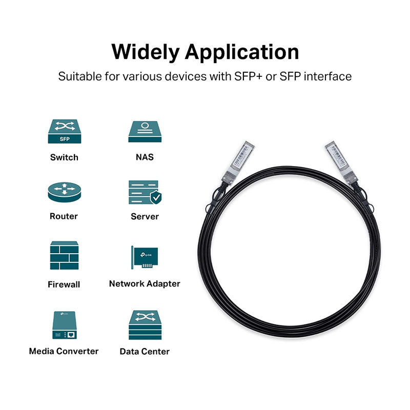 TL-SM5220-3M TP-Link 3 Meters 10G SFP+ Direct Attach Cable By TP-LINK - Buy Now - AU $53.36 At The Tech Geeks Australia