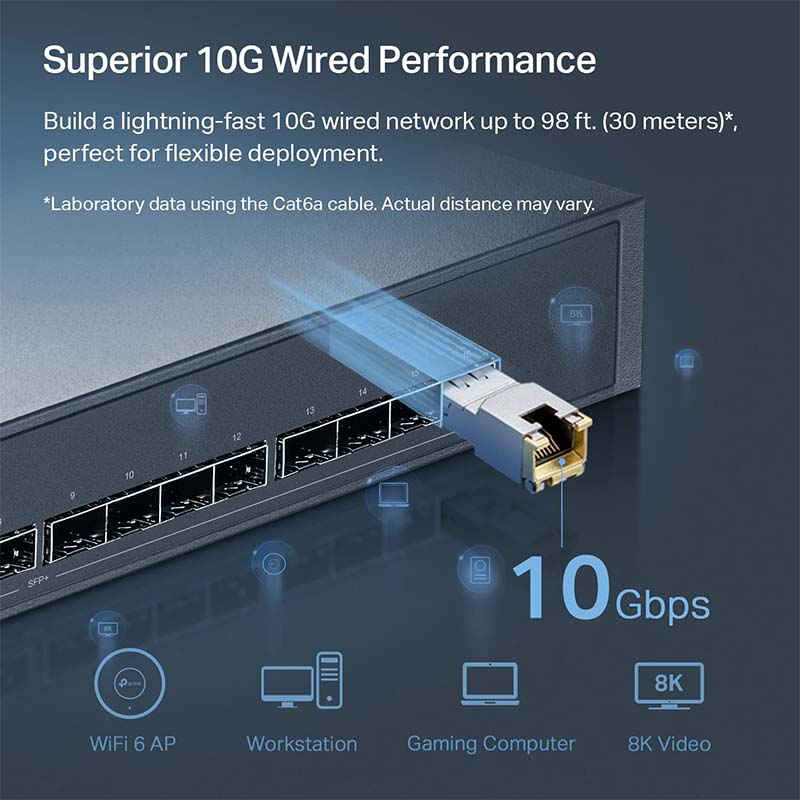 Sm5310 TL-SM5310-T TP-Link 10G BASE-T RJ45 SFP+ Module | The Tech Geeks – The ...