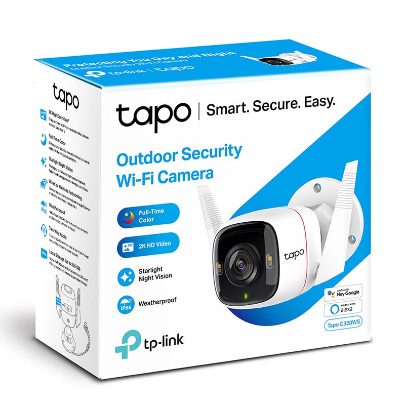 TAPO C320WS TP-Link Outdoor Security Wi-Fi Camera By TP-LINK - Buy Now - AU $109.51 At The Tech Geeks Australia