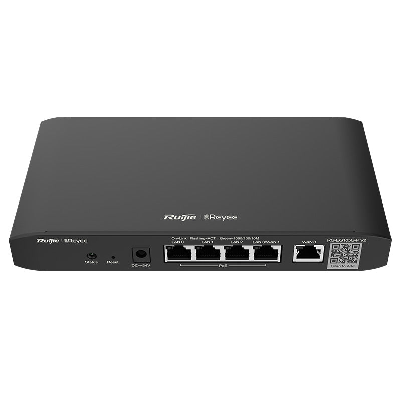 RG-EG105G-P Ruijie Reyee Cloud Managed PoE Router By Ruijie - Buy Now - AU $181 At The Tech Geeks Australia