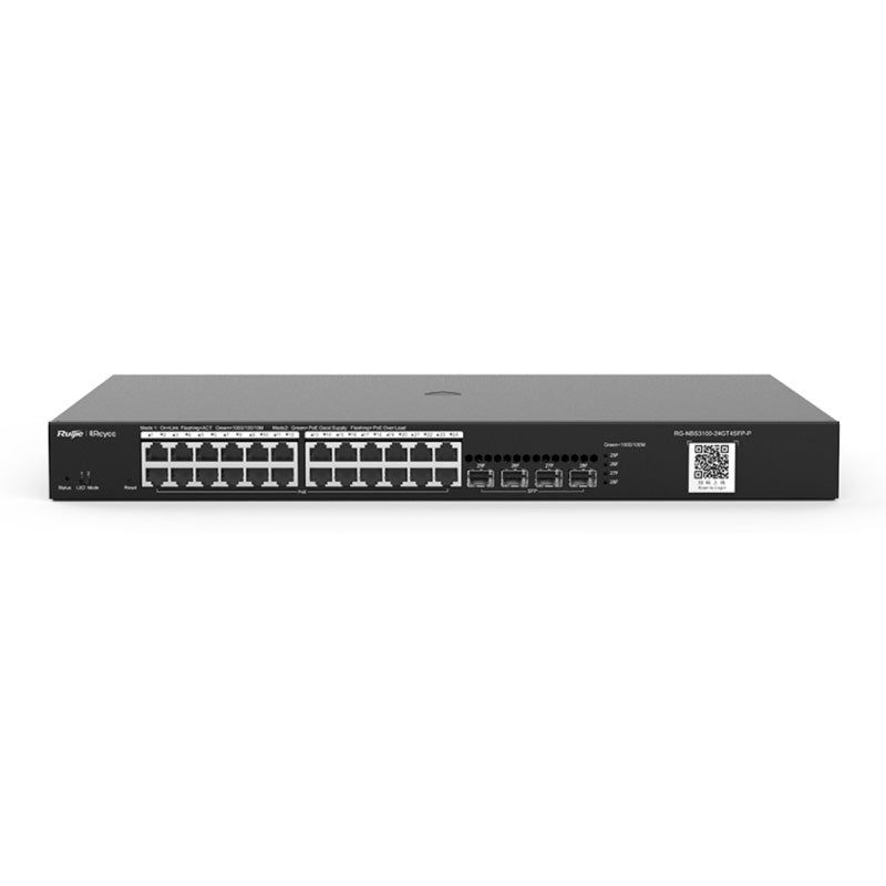 RG-NBS3100-24GT4SFP-P Ruijie Reyee 24-Port PoE+ Switch By Ruijie - Buy Now - AU $681 At The Tech Geeks Australia